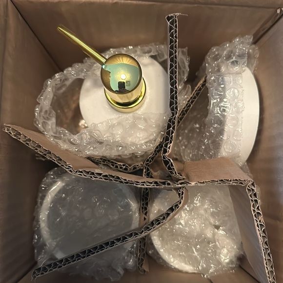 Sweet Home Collection Bathroom Accessories Sets Unique Collections, 4 Piece, - Picture 2 of 3